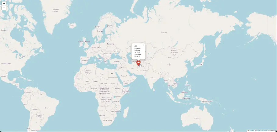 ISS Real-Time Tracker preview