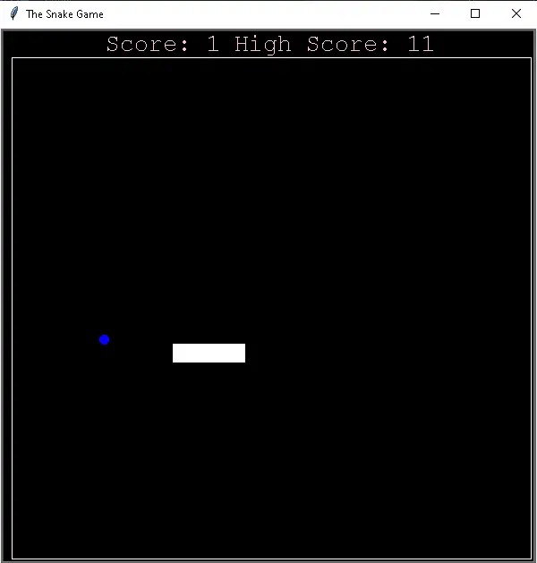 Screenshot of The Classic Snake Game project: A fun and addictive Snake game built using Python's turtle module. Guide the snake, eat the food, grow longer, and avoid crashing into the walls or your own tail. How long can you survive?